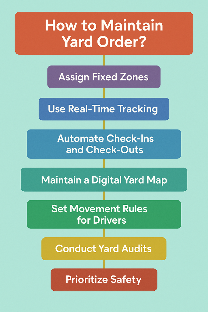 how to maintain order